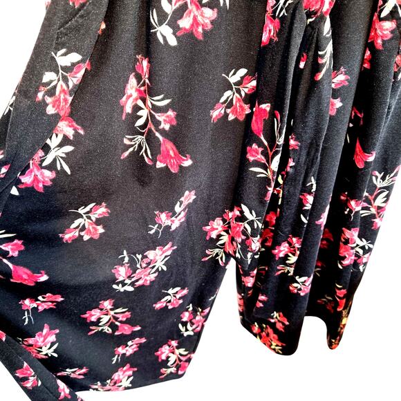 NWT Time & True Large Red Womens Sleeveless Jumpsuit Romper Miss 12 14 L New Tag - Picture 5 of 7